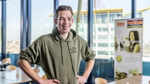 Rik aan het werk via Buitengewoon