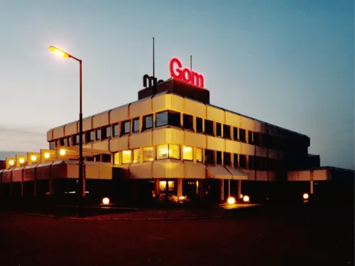 Gom gebouw geschiedenis