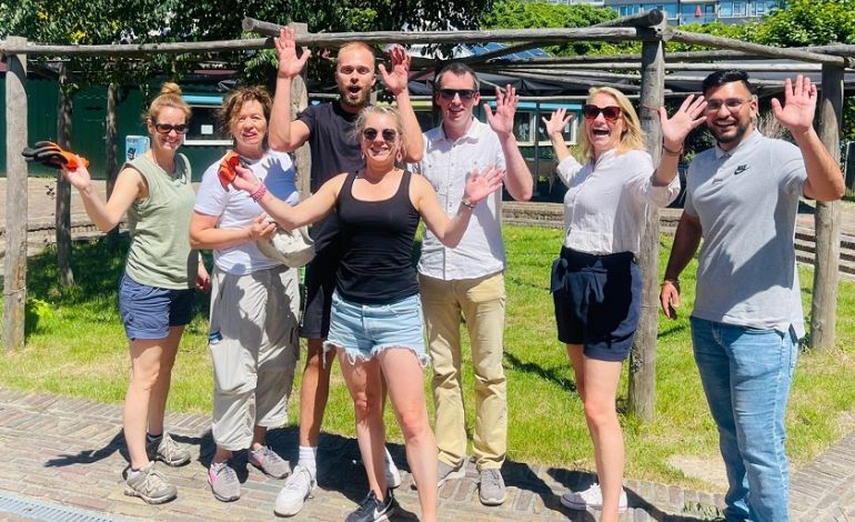 Uitdaging 2022 - Gagelsteede Groepsfoto tijdens de Uitdaging 2022